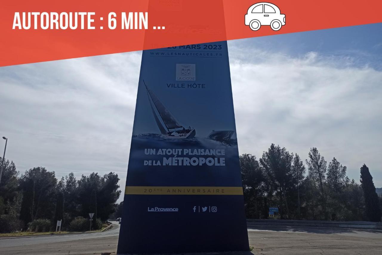 Ete Indien - Plage - Wifi - Host Provence Lägenhet La Ciotat Exteriör bild